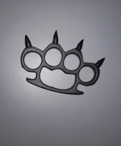 Metal Knuckle Duster - Black