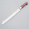 Cake Knife, Bread Knife, Tosh Cutter, 12 Inch Cake knife - multicolored wooden handle serrated cutter slicer for cutting bread.