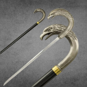 Eagle Round Shape Walking Stick