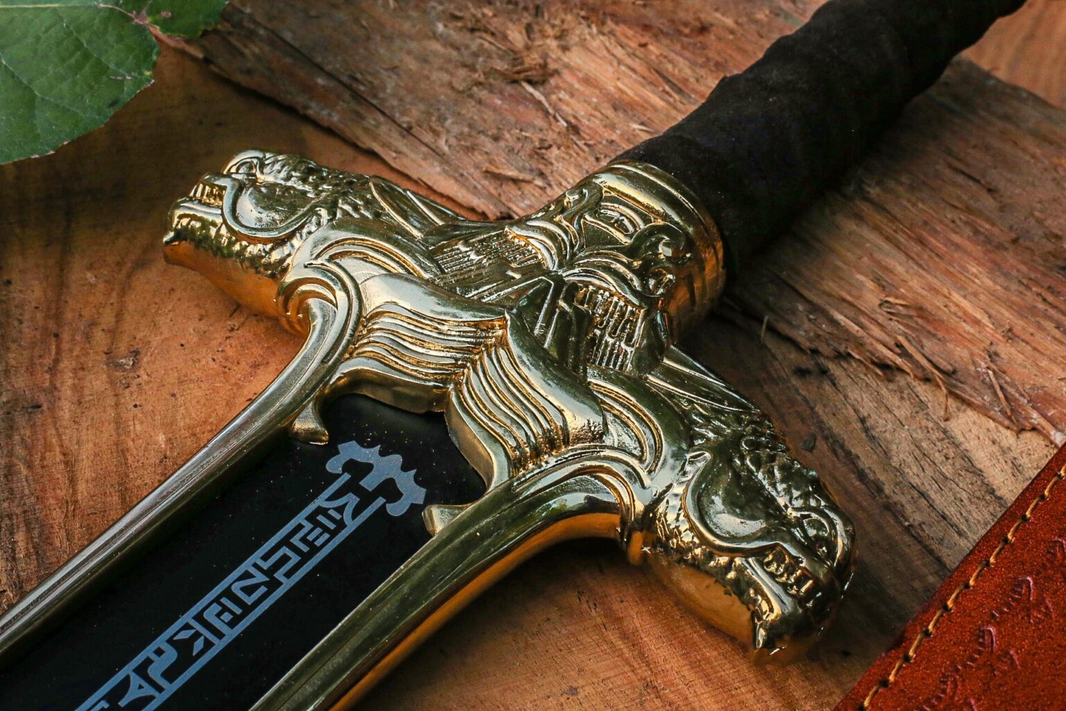 Hand Made Conan The Barbarian Engraved Sword, Replica Sword - MK Traders
