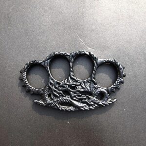 Black Iron Knuckle Duster