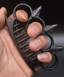 Black Knuckle Duster | Heavy-Duty Self-Defense & Collectible