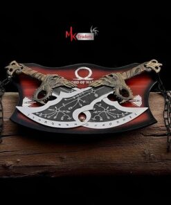 Kratos Metal Cosplay Knife with Wall Stand – MK Traders