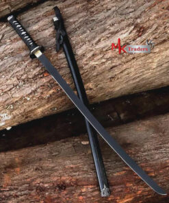 Real Black Blade Katana Sword – Full Size  Samurai Replica