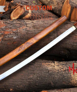 Custom Handmade Hand-Forged Shirasaya Tanto Sword – Full Tang Japanese Replica Blade